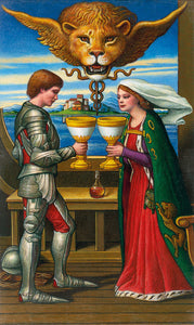 Pre-Raphaelite Tarot - 2 di Coppe