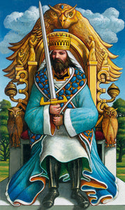 Pre-Raphaelite Tarot - King of Swords