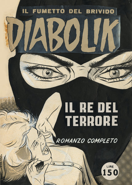 2023 - 5 Euro ITALIA Serie Fumetti Diabolik Il re del Terrore Fdc- 2023 - 5  Euro ITALIA Serie Fumetti Diabolik Il re del Terror